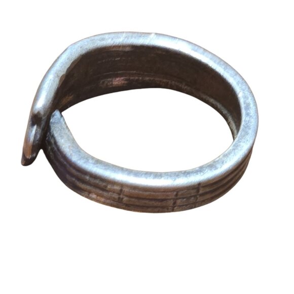 Reclaimed Handforged Flatware Ring Sz 11 - Picture 3 of 4